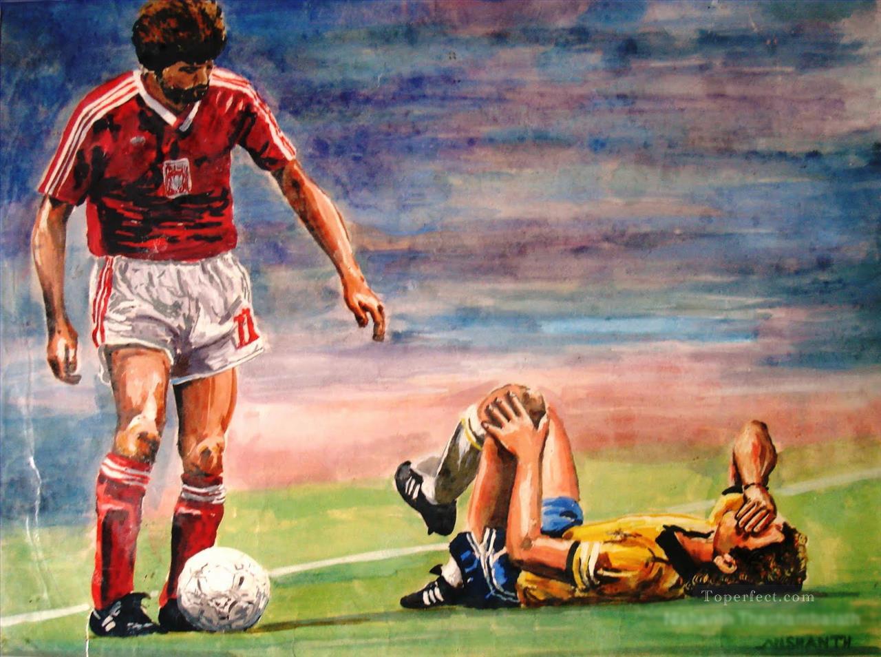 football 05 impressionist Oil Paintings